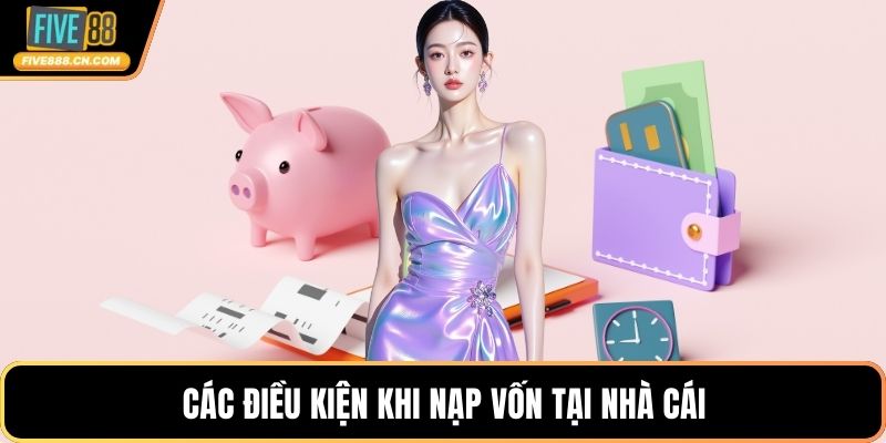 Các điều kiện khi nạp vốn tại nhà cái